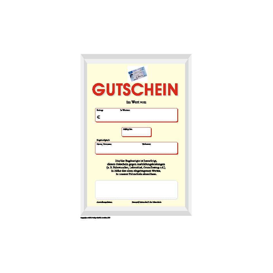 Gutschein-Set – MOBIL-Verlag – individuell, preiswert und gut!